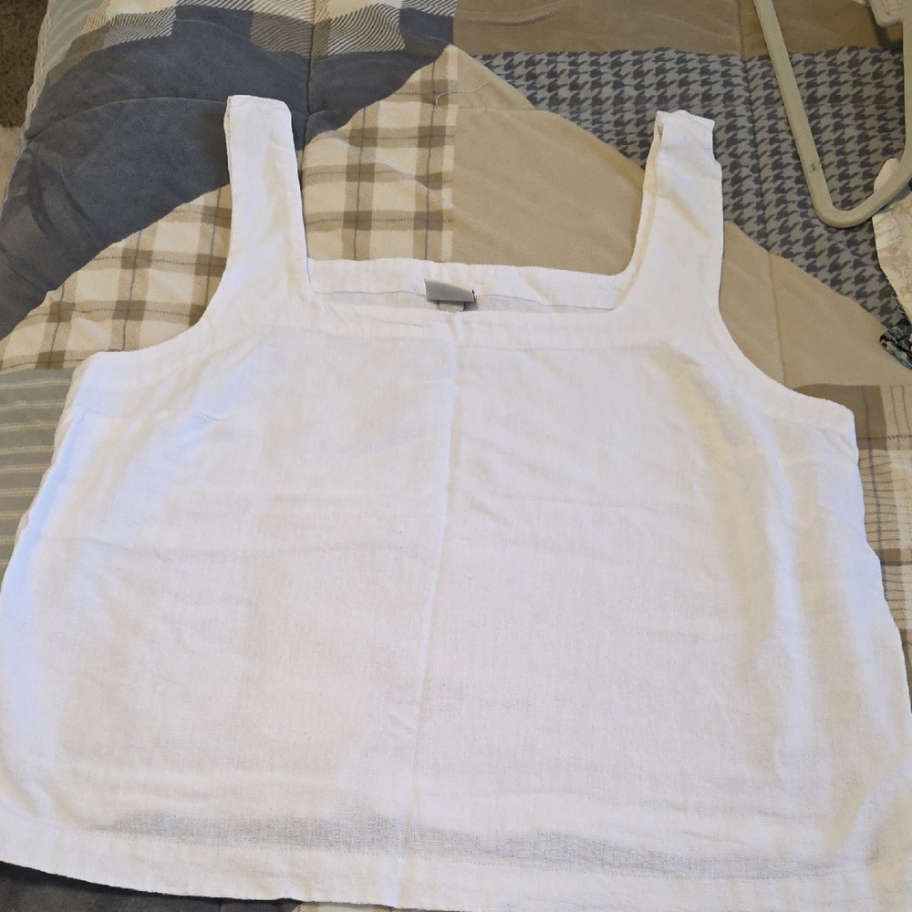 A New Day Cream Sleeveless Top